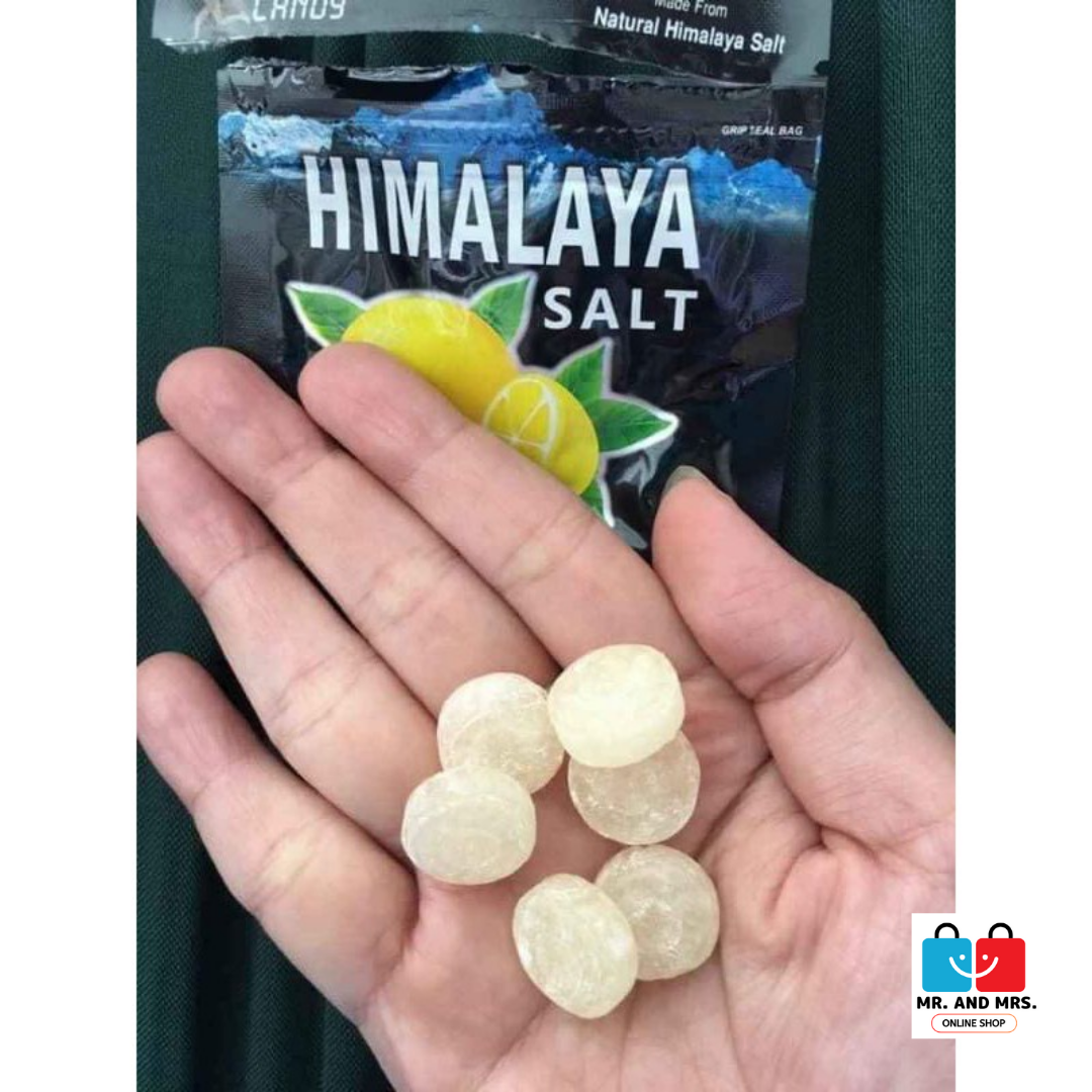 Big Foot Himalaya Salt Candy -Lemon Mint Flavor-(The Sports Candy) 1 box of 12 packs 180g