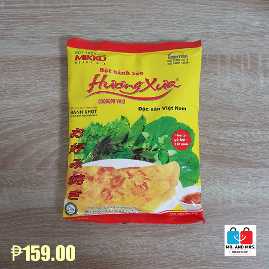 Mikko Ready Mix Bot banh xeo Huong Xua  Okonomi Yaki Flour for Rice Pancake 500g