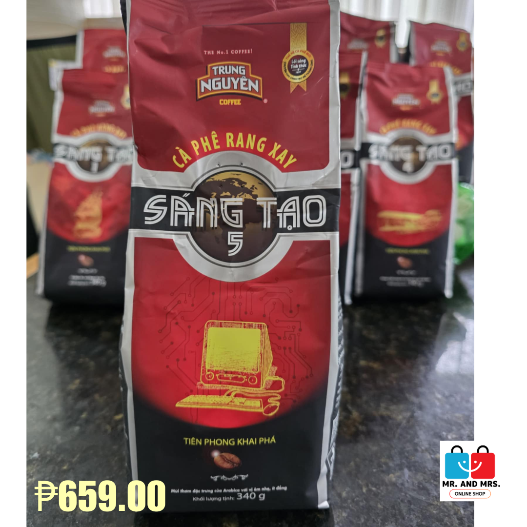 Trung Nguyen Ground Coffee Creative Sang Tao 1, 2, 3, 4 ,5   from Vietnam 340g