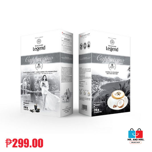 Trung Nguyen Legend Cappuccino Coconut from Vietnam 216g (12pcsx18g)