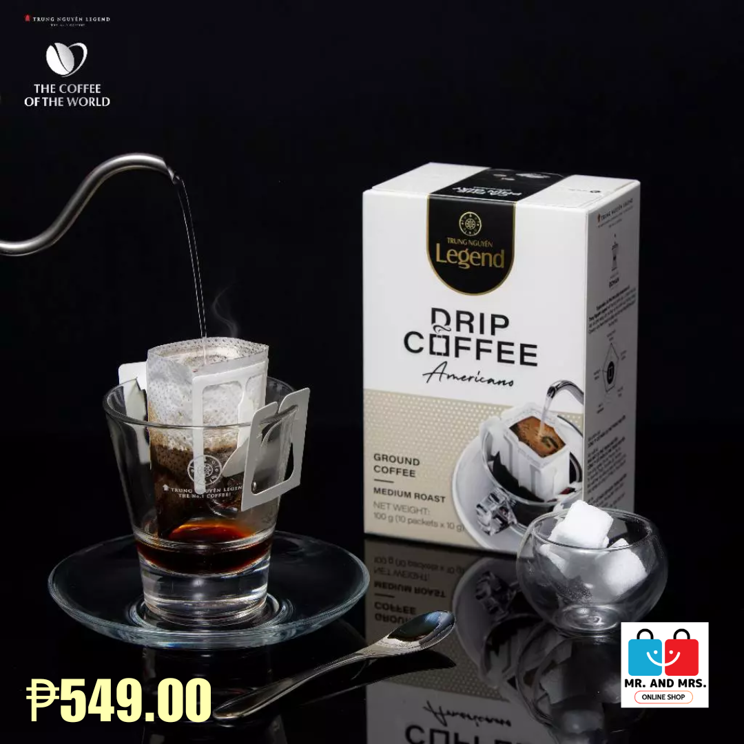 Trung Nguyen Legend Drip Coffee Americano 100g 10 packs