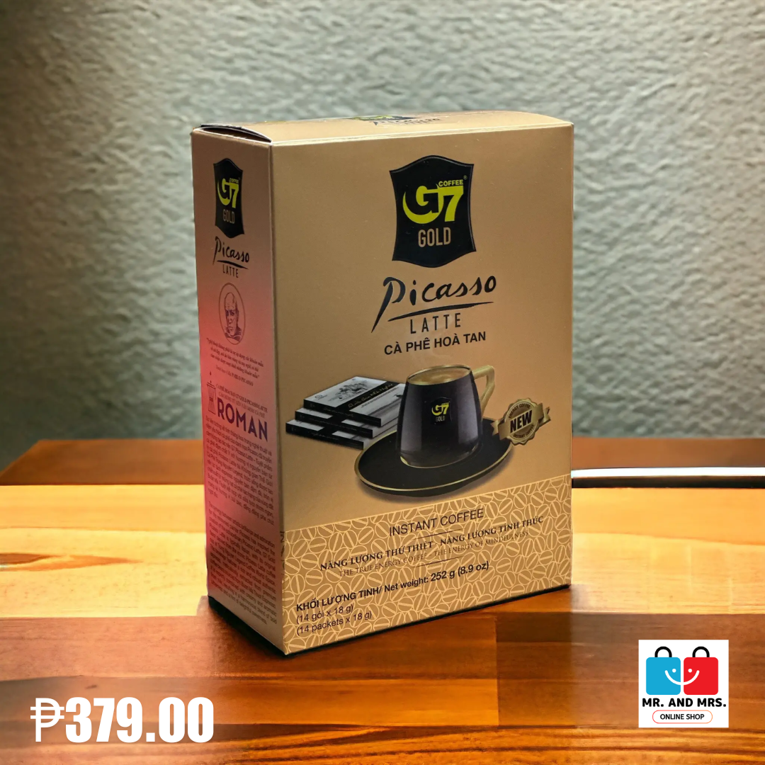 Trung Nguyen Legend G7 Gold Picasso Latte Coffee 252g (14pcsx18g)