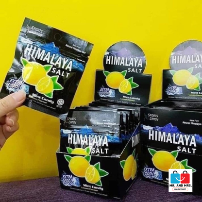 Big Foot Himalaya Salt Candy -Lemon Mint Flavor-(The Sports Candy)  1 box of 12 packs 180g