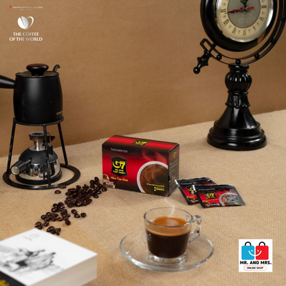 Trung Nguyen G7 Ca Phe Thu Thiet  Hoa Tan Den Vietnamese  Black Coffee 15 , 50 and 100 packs