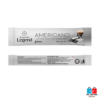 Trung Nguyen Legend Americano Instant Coffee 30g (15pcsx2g)