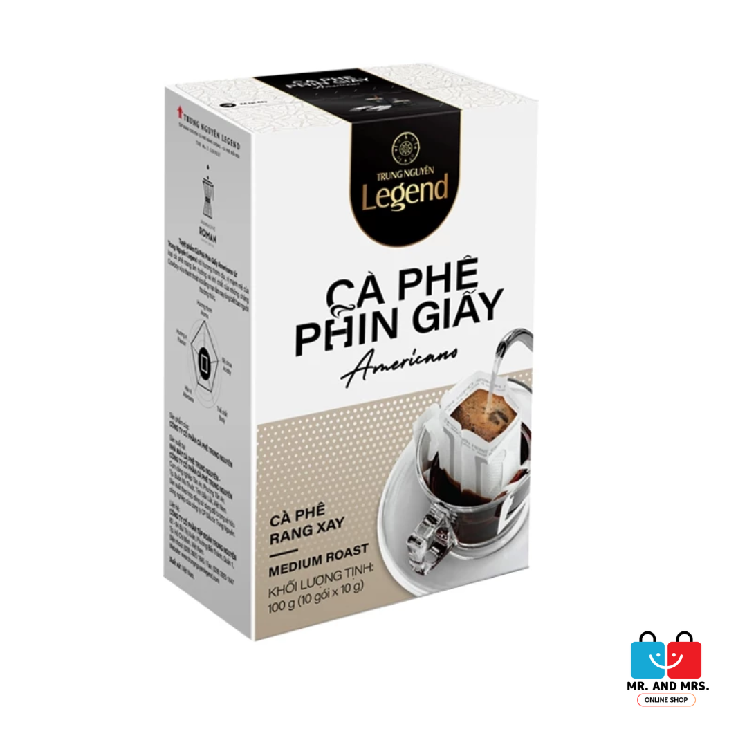 Trung Nguyen Legend Drip Coffee Americano 100g 10 packs