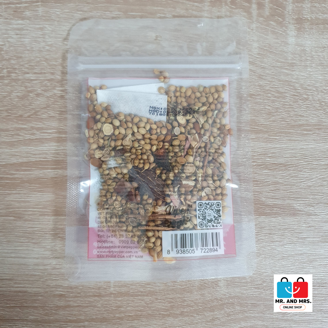 Vipep Gia Vi Nau Pho Pho seasoning bag 25g