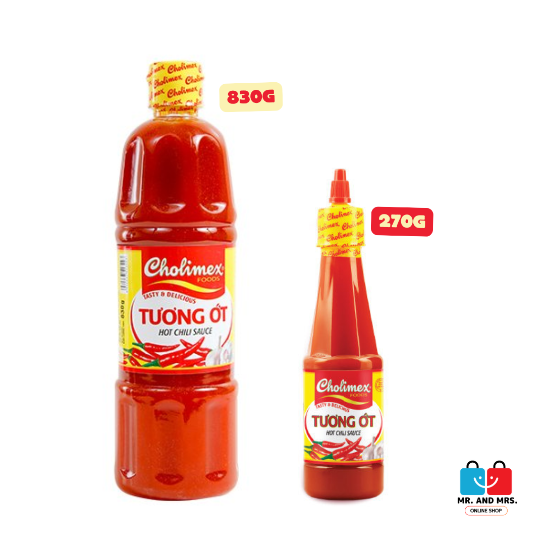 Tuong Ot Pet Cholimex Hot Chili Sauce 270g and 830g