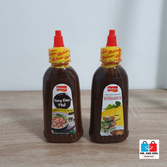 Tuong Den Pho Cholimex Pickled Soya Bean Sauce for  Spring Roll and Pho 230g and 520g