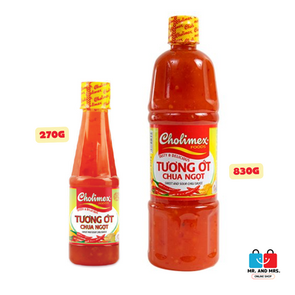 Cholimex Tuong Ot Chua Ngot Sweet and Sour Sauce 270g and 830g