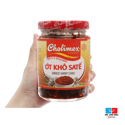 Cholimex Ot Kho Sa Te Dried Chili Satay and Ot Sa Te Satay Chili Paste