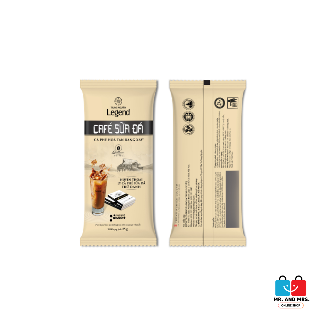 Trung Nguyen Legend Cafe Sua Da Iced Milk Coffee 225g  (9packsx25g)